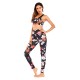 Women Color Print Yoga Set